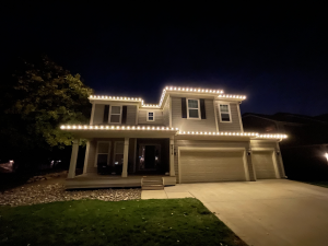 Holiday Lights on House